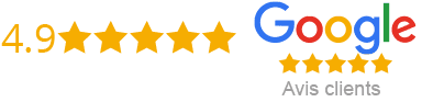 4.9 Google Avis clients